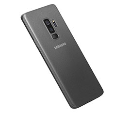 Coque Ultra Fine Mat Rigide Housse Etui Transparente pour Samsung Galaxy S9 Plus Gris