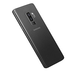 Coque Ultra Fine Mat Rigide Housse Etui Transparente pour Samsung Galaxy S9 Plus Noir