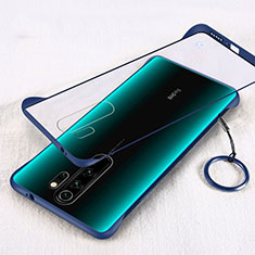 Coque Ultra Fine Mat Rigide Housse Etui Transparente pour Xiaomi Redmi Note 8 Pro Bleu