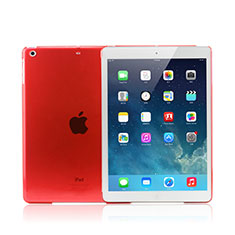 Coque Ultra Fine Mat Rigide Transparente pour Apple iPad Mini 2 Rouge