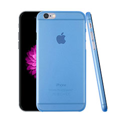 Coque Ultra Fine Mat Rigide Transparente pour Apple iPhone 6 Bleu