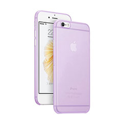 Coque Ultra Fine Mat Rigide Transparente pour Apple iPhone 6 Violet