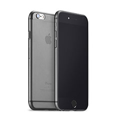 Coque Ultra Fine Mat Silicone Souple Transparente pour Apple iPhone 6S Gris Fonce