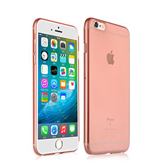 Coque Ultra Fine Mat Silicone Souple Transparente pour Apple iPhone 6S Plus Or Rose