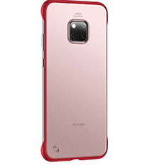 Coque Ultra Fine Plastique Rigide Etui Housse Transparente H01 pour Huawei Mate 20 Pro Rouge