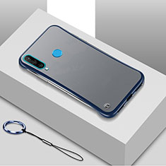 Coque Ultra Fine Plastique Rigide Etui Housse Transparente H01 pour Huawei P30 Lite New Edition Bleu