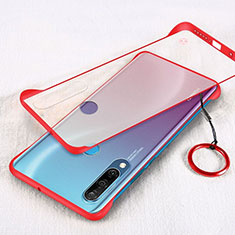 Coque Ultra Fine Plastique Rigide Etui Housse Transparente H03 pour Huawei P30 Lite Rouge