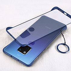Coque Ultra Fine Plastique Rigide Etui Housse Transparente H05 pour Huawei Mate 20 Bleu