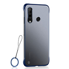 Coque Ultra Fine Plastique Rigide Etui Housse Transparente H05 pour Huawei P30 Lite New Edition Bleu