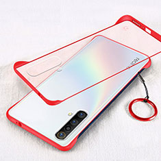 Coque Ultra Fine Plastique Rigide Etui Housse Transparente pour Realme X50 5G Rouge
