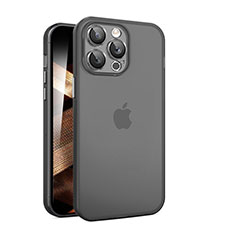 Coque Ultra Fine Plastique Rigide Etui Housse Transparente QC pour Apple iPhone 14 Pro Max Noir