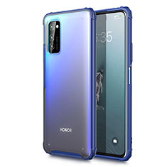 Coque Ultra Fine Plastique Rigide Etui Housse Transparente U01 pour Huawei Honor V30 5G Bleu