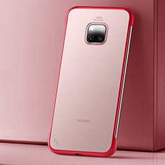 Coque Ultra Fine Plastique Rigide Etui Housse Transparente U01 pour Huawei Mate 20 Pro Rouge