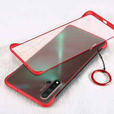 Coque Ultra Fine Plastique Rigide Etui Housse Transparente U01 pour Huawei Nova 5 Rouge