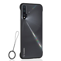 Coque Ultra Fine Plastique Rigide Etui Housse Transparente U01 pour Huawei Nova 6 Noir