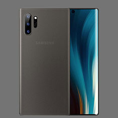 Coque Ultra Fine Plastique Rigide Etui Housse Transparente U01 pour Samsung Galaxy Note 10 Plus 5G Gris