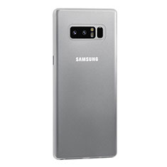 Coque Ultra Fine Plastique Rigide Etui Housse Transparente U01 pour Samsung Galaxy Note 8 Blanc