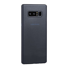 Coque Ultra Fine Plastique Rigide Etui Housse Transparente U01 pour Samsung Galaxy Note 8 Duos N950F Bleu