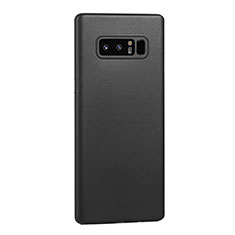 Coque Ultra Fine Plastique Rigide Etui Housse Transparente U01 pour Samsung Galaxy Note 8 Duos N950F Noir