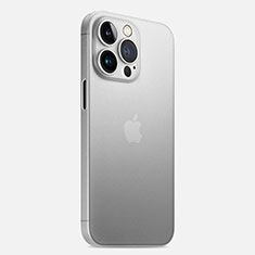 Coque Ultra Fine Plastique Rigide Etui Housse Transparente U02 pour Apple iPhone 14 Pro Blanc