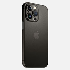 Coque Ultra Fine Plastique Rigide Etui Housse Transparente U02 pour Apple iPhone 15 Pro Noir