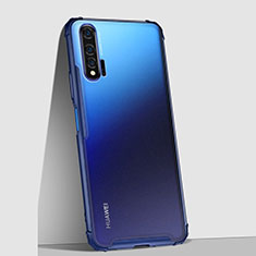 Coque Ultra Fine Plastique Rigide Etui Housse Transparente U02 pour Huawei Nova 6 5G Bleu