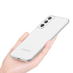 Coque Ultra Fine Plastique Rigide Etui Housse Transparente U02 pour Samsung Galaxy S22 5G Blanc