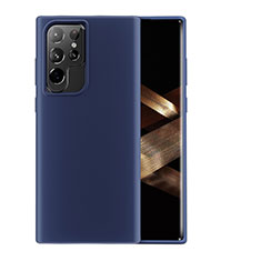 Coque Ultra Fine Plastique Rigide Etui Housse Transparente U02 pour Samsung Galaxy S24 Ultra 5G Bleu