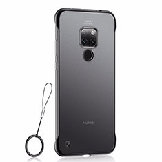 Coque Ultra Fine Plastique Rigide Etui Housse Transparente U03 pour Huawei Mate 20 Noir