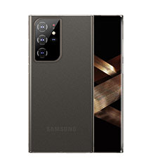Coque Ultra Fine Plastique Rigide Etui Housse Transparente U03 pour Samsung Galaxy S24 Ultra 5G Gris