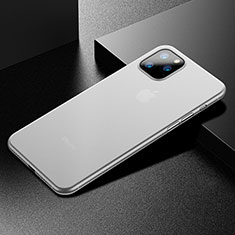 Coque Ultra Fine Plastique Rigide Etui Housse Transparente U04 pour Apple iPhone 11 Pro Blanc