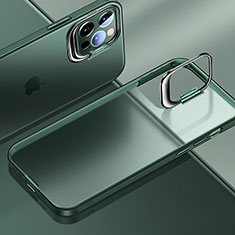 Coque Ultra Fine Plastique Rigide Etui Housse Transparente U08 pour Apple iPhone 13 Pro Max Vert