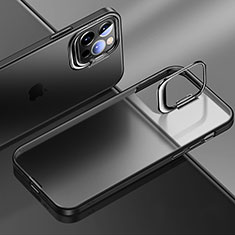 Coque Ultra Fine Plastique Rigide Etui Housse Transparente U08 pour Apple iPhone 13 Pro Noir