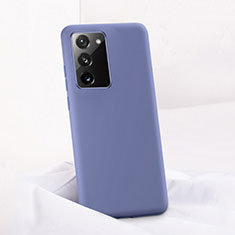 Coque Ultra Fine Silicone Souple 360 Degres Housse Etui C01 pour Samsung Galaxy Note 20 5G Gris Lavende
