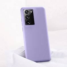 Coque Ultra Fine Silicone Souple 360 Degres Housse Etui C01 pour Samsung Galaxy Note 20 5G Violet