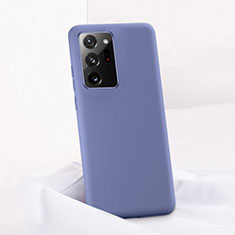 Coque Ultra Fine Silicone Souple 360 Degres Housse Etui C01 pour Samsung Galaxy Note 20 Ultra 5G Gris Lavende