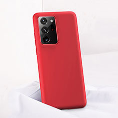 Coque Ultra Fine Silicone Souple 360 Degres Housse Etui C01 pour Samsung Galaxy Note 20 Ultra 5G Rouge