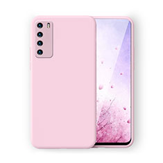 Coque Ultra Fine Silicone Souple 360 Degres Housse Etui C02 pour Huawei Honor Play4 5G Rose