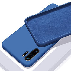 Coque Ultra Fine Silicone Souple 360 Degres Housse Etui C02 pour Huawei P30 Pro Bleu