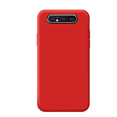 Coque Ultra Fine Silicone Souple 360 Degres Housse Etui C02 pour Samsung Galaxy A80 Rouge