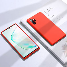 Coque Ultra Fine Silicone Souple 360 Degres Housse Etui C02 pour Samsung Galaxy Note 10 Plus Rouge