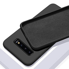 Coque Ultra Fine Silicone Souple 360 Degres Housse Etui C02 pour Samsung Galaxy S10 Plus Noir