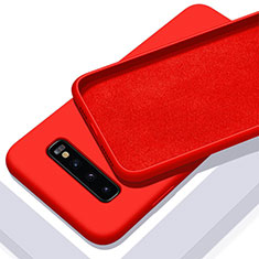 Coque Ultra Fine Silicone Souple 360 Degres Housse Etui C02 pour Samsung Galaxy S10 Plus Rouge