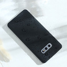 Coque Ultra Fine Silicone Souple 360 Degres Housse Etui C02 pour Samsung Galaxy S10e Noir