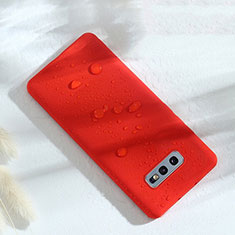Coque Ultra Fine Silicone Souple 360 Degres Housse Etui C02 pour Samsung Galaxy S10e Rouge