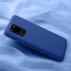 Coque Ultra Fine Silicone Souple 360 Degres Housse Etui C02 pour Samsung Galaxy S20 Ultra 5G Bleu