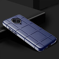Coque Ultra Fine Silicone Souple 360 Degres Housse Etui C02 pour Xiaomi Poco F2 Pro Bleu
