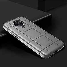 Coque Ultra Fine Silicone Souple 360 Degres Housse Etui C02 pour Xiaomi Redmi K30 Pro 5G Argent