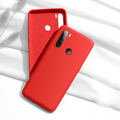 Coque Ultra Fine Silicone Souple 360 Degres Housse Etui C02 pour Xiaomi Redmi Note 8 (2021) Rouge