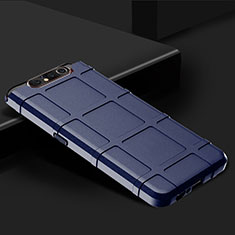 Coque Ultra Fine Silicone Souple 360 Degres Housse Etui C03 pour Samsung Galaxy A80 Bleu